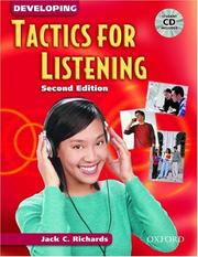 Cover of: Developing Tactics for Listening: Student Book with Audio CD (Tactics for Listening)