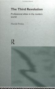 Cover of: The Third Revolution by Professo Perkin