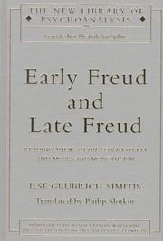 Cover of: Early Freud and late Freud by Ilse Grubrich-Simitis