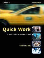 Quick work : a short course in business English : pre-intermediate