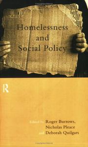 Homelessness and social policy