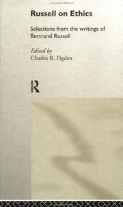 Cover of: Russell on ethics: selections from the writings of Bertrand Russell