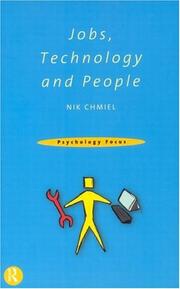 Cover of: Jobs, technology and people