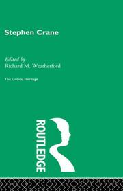 Stephen Crane by Richard M. Weatherford