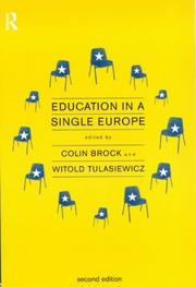 Education in a single Europe