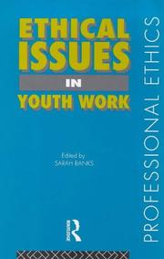 Cover of: Ethical issues in youth work