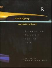 Occupying architecture by Hill, Jonathan