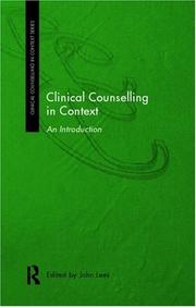 Clinical counselling in context : an introduction