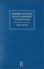 Cover of: Herbert Spencer: critical assessments