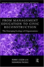 From management education to civic reconstruction : the emerging ecology of organizations