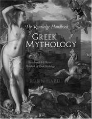 The Routledge handbook of Greek mythology by Robin Hard