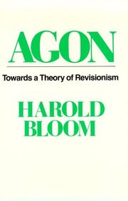 Cover of: Agon by Harold Bloom