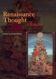 Cover of: Renaissance thought: [a reader]
