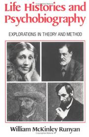 Cover of: Life Histories and Psychobiography: Explorations in Theory and Method