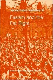 Cover of: The Routledge companion to fascism and the far right