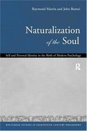 Naturalization of the soul : self and personal identity in the eighteenth century