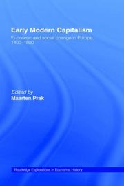 Early modern capitalism : economic and social change in Europe, 1400-1800