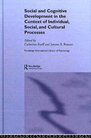 Social and cognitive development in the context of individual, social, and cultural processes