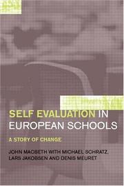 Cover of: Self Evaluation in European Schools: A Story of Change