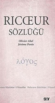 Cover of: Ricoeur Sozlugu