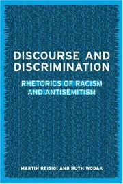 Discourse and discrimination : rhetorics of racism and antisemitism