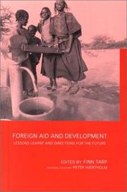 Foreign aid and development : lessons learnt and directions for the future