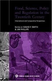 Food, science, policy and regulation in the twentieth century : international and comparative perspectives