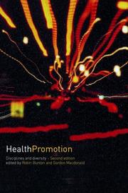 Health promotion : disciplines, diversity, and developments