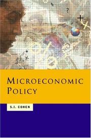 Microeconomic policy