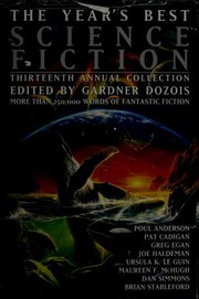 Cover of: The Year's Best Science Fiction, Thirteenth Annual Collection
