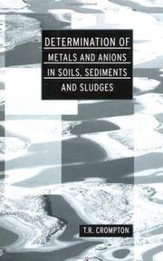 Determination of metals and anions in soils, sediments, and sludges