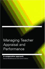 Managing teacher appraisal and performance : a comparative approach