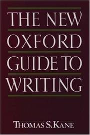 Cover of: The new Oxford guide to writing