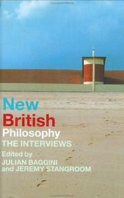 Cover of: New British Philosophy: The Interviews