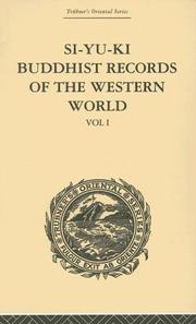 Cover of: Si-Yu-Ki: Buddhist Records of the Western World: Trubner's Oriental Series
