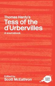 Thomas Hardy's Tess of the d' Urbervilles : a sourcebook