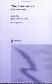 Cover of: The Renaissance by John Jeffries Martin