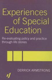 Experiences of special education : re-evaluating policy and practice through life stories