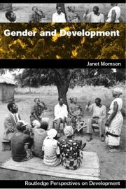 Cover of: Gender and development by Janet Henshall Momsen