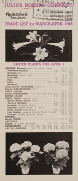 Cover of: Trade list for March--April 1945