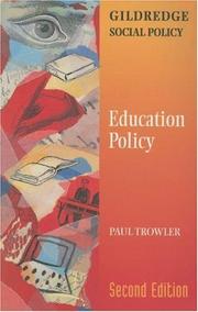 Education policy by Paul Trowler
