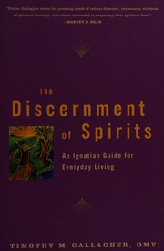 Cover of: The discernment of spirits by Timothy M. Gallagher