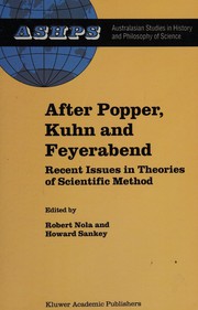 Cover of: After Popper, Kuhn, and Feyerabend: recent issues in theories of scientific method
