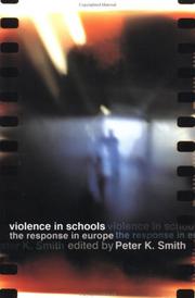 Violence in schools : the response in Europe