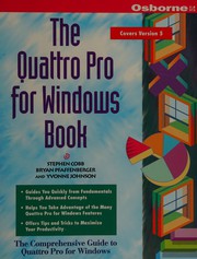 Cover of: The Quattro Pro for Windows book
