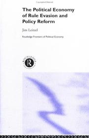 Cover of: The political economy of rule evasion and policy reform