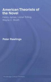 Cover of: American Theorists of the Novel by Peter Rawlings