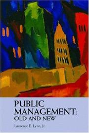 Public management : old and new