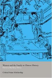 Cover of: Women and the family in Chinese history