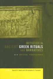 Cover of: Initiation in Ancient Greek Rituals and Narratives: New Critical Perspectives